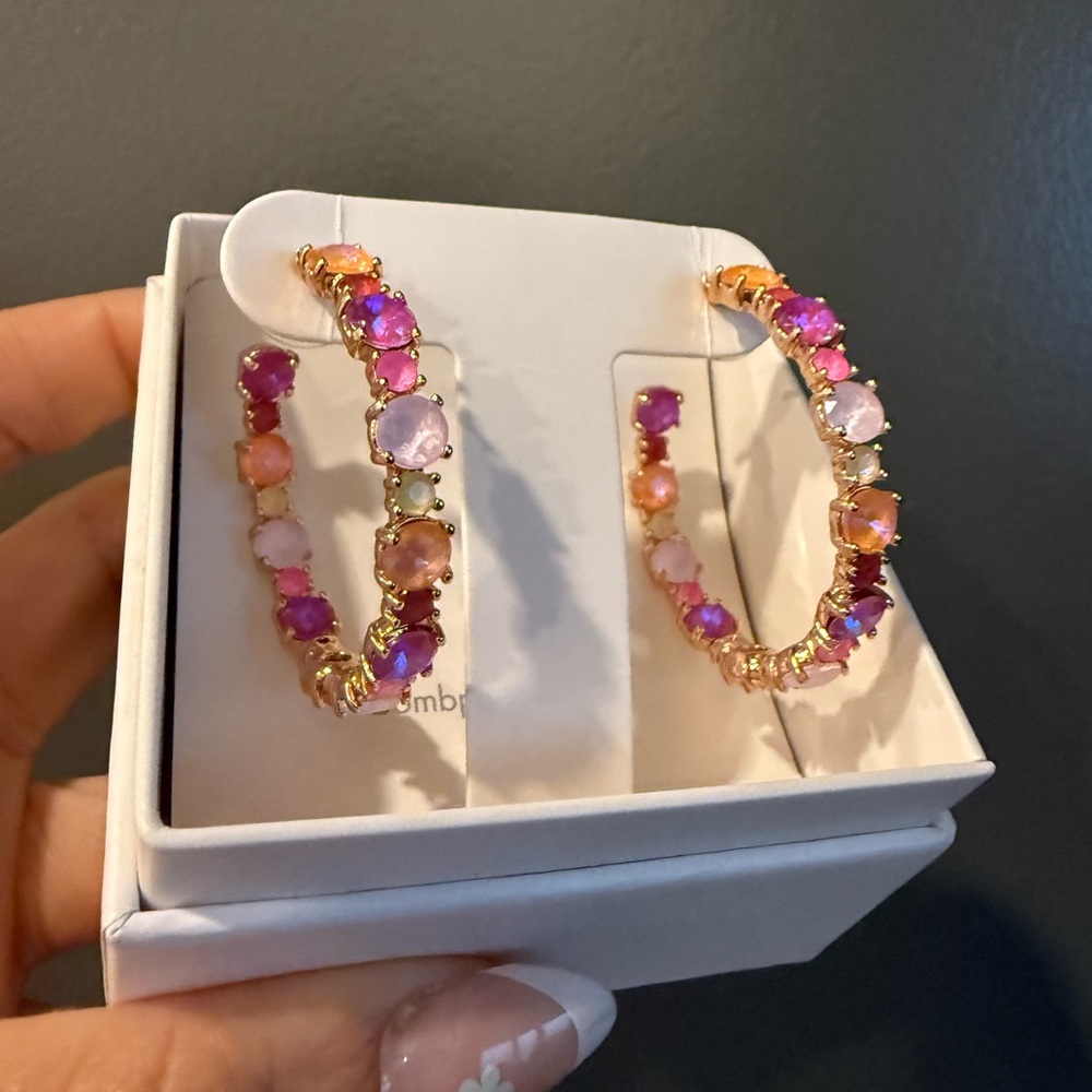 Jewel candy hoops